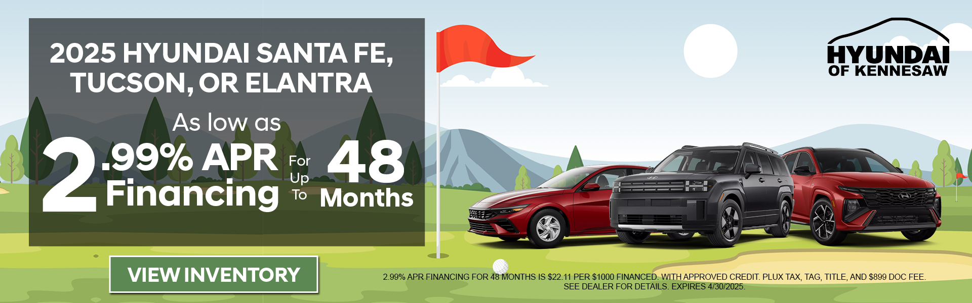 2025 Hyundai Santa Fe, Tucson or Elantra