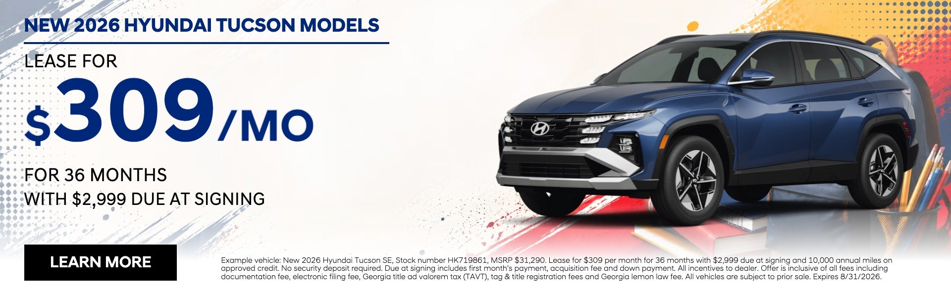 New 2026 Hyundai Tucson Models